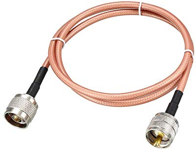 XYWHPGV Maschio con poche perdite del cavo coassiale R-g-142 N del collegamento del cavo coassiale di rf al maschio 120cm di frequenza ultraelevata di PL-259(bc9c2 2b472 43aa8 25bd5 5e51f aac47