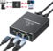 Oliveria LAN Splitter 1 auf 3 1000Mbps Ethernet Splitter LAN Switch 3 Port Mit Type-C-Netzkabel Gigabit Switch für Computer, Hub, Switch, Router, Set-Top Box, Digital TV, et