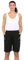 Faozo® Women's Cherry Berry Shorts - Ladies Plain Stretch Fit Pull On Elasticated Waist Summer Short Pants (Black, UK 20)