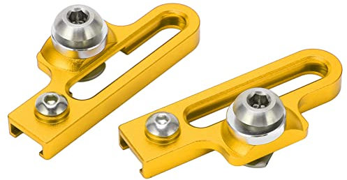 2Pcs C Clamp Brake Pad Aluminum Alloy Extension C Caliper A Brakes for Road BicyclesBlack Clamp are Easy to Carry and Store Making for C Clamp Brake PadRoad Clamp (Gold)