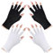 YUXIANLB 3 Pairs UV Protection Gloves for Gel Nails Thickened Fingerless Gloves for Manicurists DIY Nail Art Gel Polish Acrylic Nails Essential Salon At-Home Nail Care Accessories for Lamp Protection