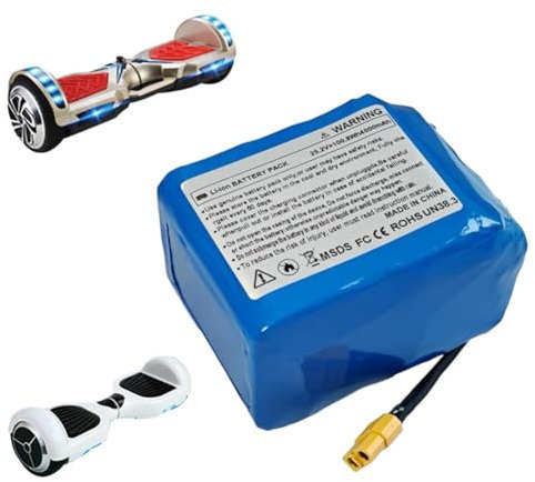 JHKJ Batterie de Remplacement pour Hoverboard 7S2P 25,2 V 4 000 mAh, Lithium-ION, pour Scooter électrique, Voiture d'équilibre, Twisted