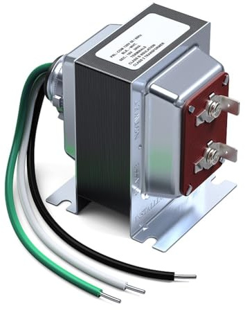 MoSundi 16V 30VA Shielded Power Transformer for Ring Video Doorbell, Compatible with Most Doorbell and Thermostat Brands, Low Voltage Hardwired, Metal Construction, Easy Installation