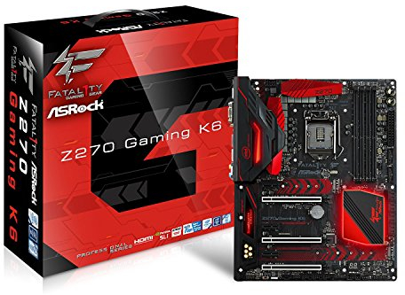 ASRock 90-MXB3M0-A0UAYZ Motherboard Intel Z270, 4X DDR4 DIMM rot/schwarz
