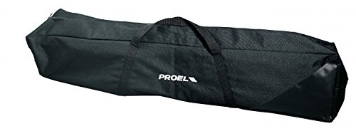 Proel PRMSBAG - Borsa trasporto in nylon rinforzato 600D per 4 aste microfoniche, Nero