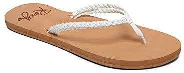 Roxy Women's Costas Beach Pool Shoes, White White Wht, 8 UK