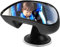Espejo retrovisor para coche de bebé para interior, espejo de coche con ventosa, 360 grados parte trasera del asiento trasero del coche espejo retrovisor para niños negro