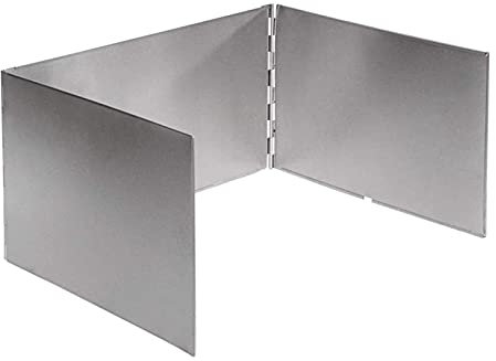 Pare-Vent Pliable Plaques,Aluminium Paravent Camping,Rechaud Gaz Portable,Cuisinière Pare Vent Exterieur