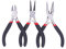 LiQunSweet 3 in 1 Jewelry Pliers Set with Side Cutting Round Nose Pliers Flat Nose Pliers Polishing Tools Equipment for Jewelry Beading Making Crafts Supplies