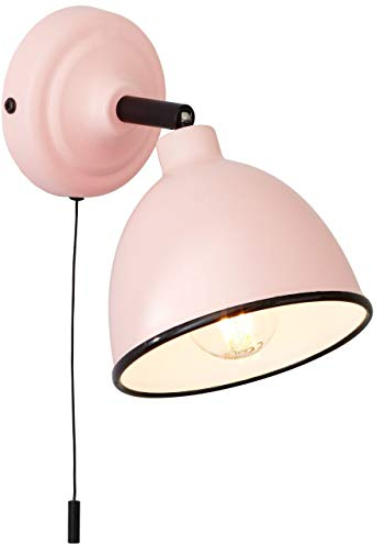 BRILLIANT Lampe Telio Wandleuchte Zugschalter ros1x D45, E14, 2, geeignet für Tropfenlampen (nicht enthalten) | Mit Zugschalter