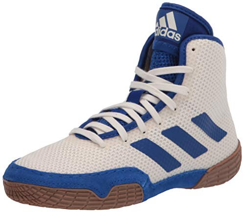 adidas Herren Tech 2.0tech Fall 2.0 Wrestling-Schuh, Weißes, königsblaues Gummi, 42 EU