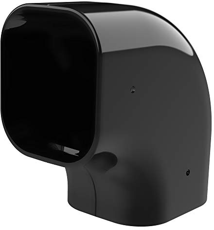 Kurve 90 Grad flach CP 100 EXC in schwarz für Kanal Kabelkanal Klimaanlage