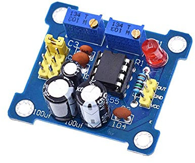 Reland Sun NE555 Generatore di Segnale Modulo regolabile 1 ~ 500 KHz di frequenza di impulso di onda quadrata (prodotto finito)