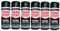 6 x Enamel Black Gloss Tough Stuff Spray Paint for Metal Wood Plastic 400ml
