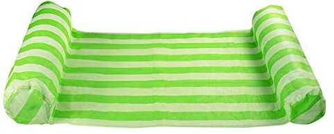 SunXTMY Pool -Werkzeugzubehör Schwebende Mat Schwimmbecken Wasser Hammock Sommer Schlauchbooten Schwimm Stuhl Matratze for Familienaußenschwimmzubehör (Color : Green)