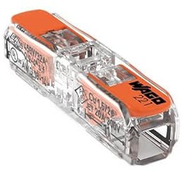 Wago 221-2411 Durchgangsverbinder mit Hebel für alle Leiterarten max. 4mm² (5 St.)