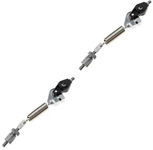 Milisten 2stücke Drum Fußpedal Feder Tensioner Aus Edelstahl Hochbelastbare Hakenfeder Für Bass Drum Pedal Leicht Und Tragbar Zubehör Für Schlagzeuger Hohe Zugfestigkeit Und