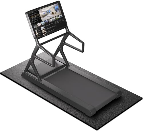 GymCope Treadmill Mat for Hardwood Floor Carpet 7'x3'/6'x3'/6'x2.5'/4'x2'
