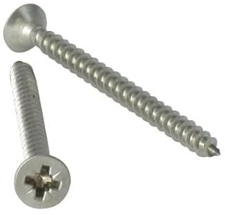 VBA Vis bois agglo Tête fraisée TF Pozi N°1 3X40 Filetage total Inox A4-1 piece