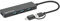 MANHATTAN 180863 Hub USB 3.2 Gen1 4 Anschlüsse Combo USB-A und USB-C™ Schwarz