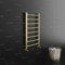 Walton 800 x 500 Straight Towel Radiator – Brushed Brass