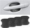 JNNJ 4 Stück Auto Türgriff Lackschutzfolie, Kohlefaser Auto Türgriff Schutzfolie Für Griffmulden, Universal Auto Türgriff Schutzfolie Griffmulde Griffmulden(9.5x10cm)