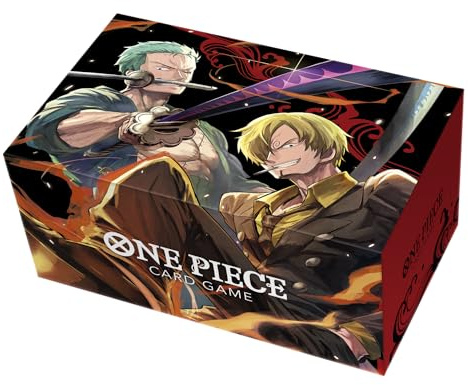 BANDAI One Piece Sammelkartenetui Zoro & Sanji Limited Edition 2023 Flip-Top Karton White Rechteckig 0.1 kg 1 Stück
