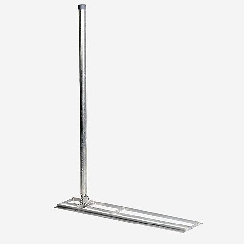 Fuba DSP 045 Rahmen Dachsparrenhalter - Halterung für Satellitenschüsseln bis 1m Durchmesser - Dachmontage Sparrenabstand 50 bis 80cm, Masthöhe 130cm, Mastdurchmesser 48mm, Stahl feuerverzinkt