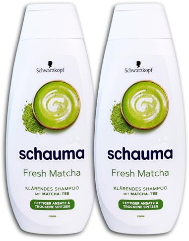 2 er Pack Schauma Fresh Matcha Klärendes Shampoo 2 x 400 ml