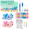 Anfänger, Häkeln Anfänger Kit für Kinder DIY Häkchen Tierkit für Garn, Augen, Füllung, Häkelhaken, Häkelstarter-Kit mit Schritt-für-Schritt-Video-Tutorials für Erwachsene Kinder