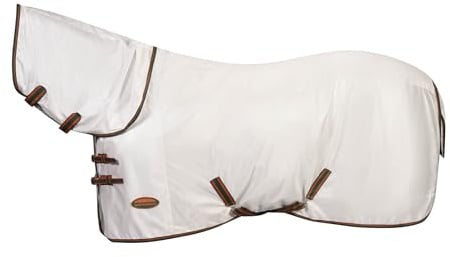 Weatherbeeta - Comfitec Tyro Combo-Kragen Fliegenschutz Pferdedecke (195,5cm) (Weiß/Grün/Dunkel Orange)