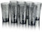 Yalin Lot de 8 gobelets en plastique acrylique réutilisables, empilables, sans BPA, incassables, lavables au lave-vaisselle, gris