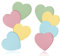 800 Blätter Herzform Haftnotizen 8 Bücher Herzen Haftnotiz Love Notes 7×7 Notizzettel Haftnotizen Sticky Notes Lustig Klebezettel Klebezettel Notizzettel Klebend für Notizen Schule Zuhause 4 Farben