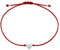 Selfmade Jewelry Armband Damen Handgefertigtes Unikat Silber Herz Design, Geburtstagsgeschenk für Frauen, Geschenke für Freundin, Inkl. Geschenkverpackung - Handmade in Germany (Silber - Rot)