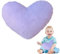 Carreneu Herz Kissen,Herzkissen Flauschig,Love Zierkissen Aesthetic,Kissen Herz,für Wohnzimmer Sofa Kind Schlafzimmer Bett (Lila,36x26cm)