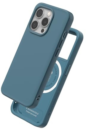 RhinoShield SolidX Hülle für MagSafe für iPhone 15 Pro Max | Starker Magnet, Fallschutz nach Militärstandard, verstärkte Stoßdämpfung, verbesserter Eckenschutz, schlank, leicht
