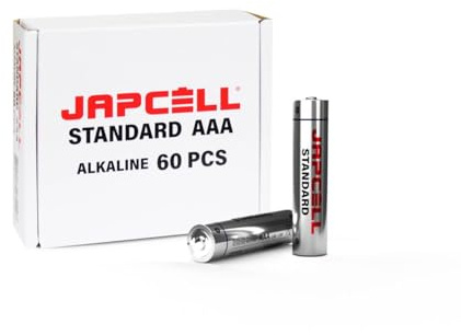 Japcell AAA / LR03 Standard-Alkalibatterien - 60er-Pack