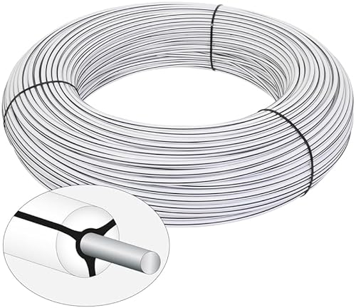 VOSS.farming MustangWire, Horsewire, 200 m, weiß, Pferdedraht, Draht, Pferdeweide, Pferdekoppel, Pferdezaun