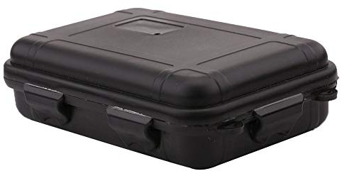 VGEBY Storage Box Tool Storage Box Waterproof Shockproof Plastic Pressure Resistant Outdoor (Color : Black, Size : L)