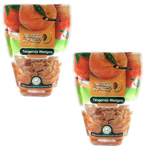 Nutty & Fruity Dried Tangerines, Soft & Juicy, 2-Pack, 20 Oz Ea