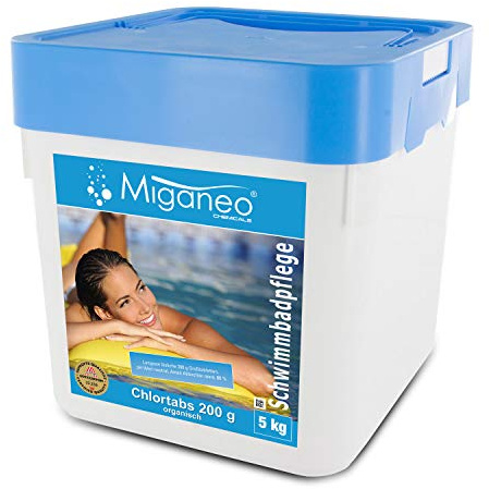 Miganeo Chlortabs/Chlortabletten 200 g - 5 kg - Langsamlöslich | Effektiv | Neutralisierend