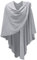 PULI Damen Poncho Schal Cashmere Feeling Strick Cape Cardigan Für Frauen Geschenk Für Mutter