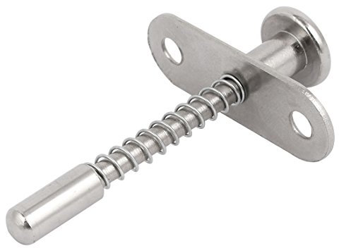 Aexit Perno di bloccaggio a sgancio rapido a molla in acciaio inox con placca 7mm diametro ID: 957784