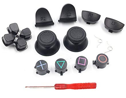 Boutons de Rechange pour Manette Sony Playstation 4 PS4 Pro Slim JDS-040