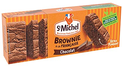 St Michel Brownies Chocolat ultra fondant à partager 240g (L'emballage peut varier)