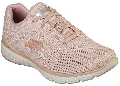 Skechers Sport Flex Appeal 3.0 Metal Works Baskets pour femme Rose, rose, 36 EU