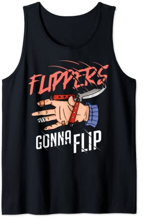 Balisong Flipping Butterfly Knife Training Tank Top