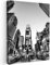 MuchoWow© Leinwand Bilder 50x70 cm Wanddeko Wohnzimmer Aesthetic Room Decor Deko Zimmer Wandbilder Modern Fotogeschenke Schwarzweiss - Weiss - Times Square New York - Bild Schwarz Weiß