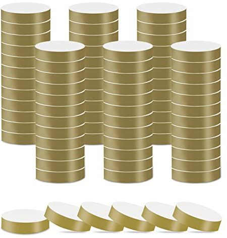 Widisun Gold Armband Papier Eintritt 600 Stück Festival Armbänder Wasserdicht Event Bänder Selbstklebende Wasserdichte Armbänder für Events Partys Festivals Konzerte