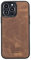 Solo Pelle Lederhülle für das iPhone 15 Pro Max in 6.7 Zoll Stanford Case Leder Hülle Ledertasche Backcover aus echtem Leder (Vintage Braun)